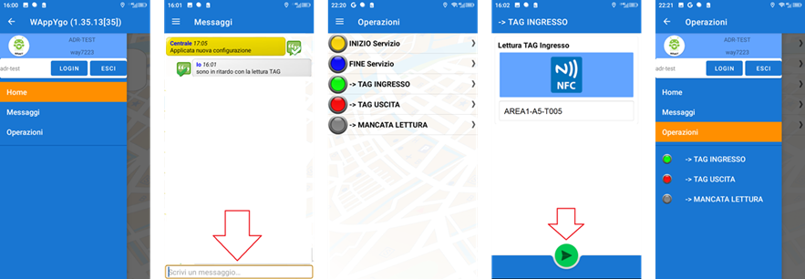 Dashboard dispositivo sicurezza aeroportuale